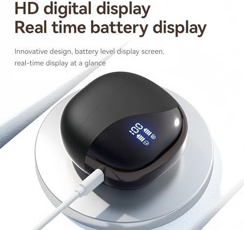 Elevate Your Audio Experience with M62 Open Ear Wireless Earbuds – Bluetooth 5.3 Technology, 55-Hour Battery Life, and IPX7 Waterproof Rating for Unmatched Performance in Active Lifestyles – Immerse Yourself in Clear Sound Quality and Enjoy Fast Type-C Charging for Ultimate Convenience and Comfort