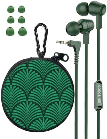 Chic Gold Hive Game Earbuds Set – Premium Wired Headphones for Boys and Men with Comfortable Small Ear Tips, Ideal for School and Gaming, Enhanced Compatibility with Phones and PCs, Portable Case for On-the-Go Audio Enjoyment