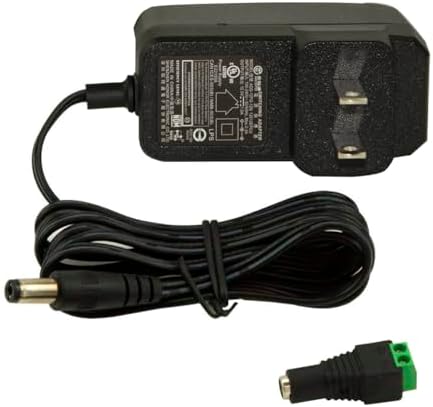 12 V 5 A UL Listed Power Supply with 4-Way Splitter Pigtail Cable – Ultimate Adapter for CCTV Surveillance and LED Lighting Solutions – Reliable Performance & Enhanced Device Compatibility for Security Systems