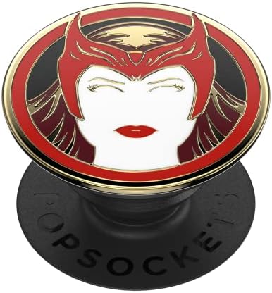 Marvel Captain America Mag Safe Pop Socket Grip – Secure Enamel Phone Holder with Kickstand, Wireless Charging Ready, Lightweight Design for Ultimate Usability and Marvel Fandom Style