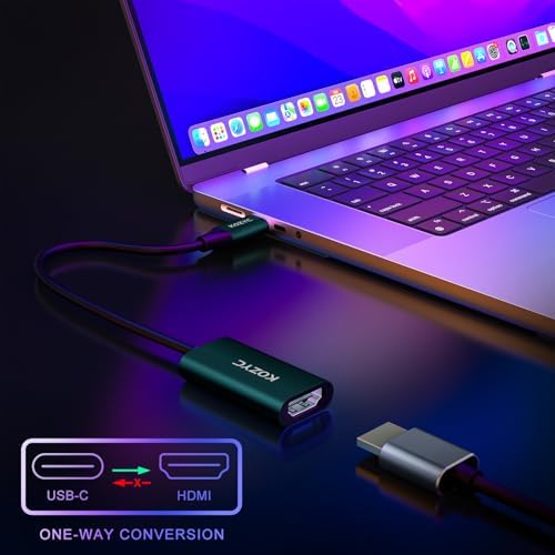 Transform Your Workspace with the USB C to Dual HDMI Adapter – 4 K 60 Hz Display Extender for Mac Book, Dell XPS & Samsung Galaxy S9 – Ultimate Solution for Multitasking Professionals & Gamers – MST Mode Ready for Seamless Windows Integration – Chic Green Design for Modern Aesthetics – Elevate Streaming, Presentations & Gaming with Stunning Visual Clarity – Compact & Durable for On-the-Go Connectivity