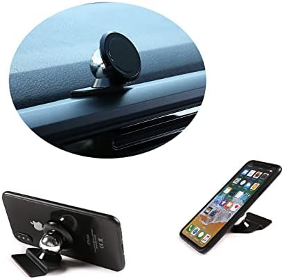 Magnetic Suction Car Phone Mount for Tacoma 2016-2022 – Hands-Free Dashboard & Vent Holder with Retractable Stand for Ultimate Accessibility and Safety in Black – Perfect Fit for Navigation and Calls