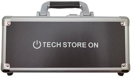 Ultimate Aluminum USB Thumb Drive Organizer Case – Shockproof & Antistatic Storage Solution for 48 Drives with Swivel Handle – Perfect for Portable Data Management and Travel Efficiency