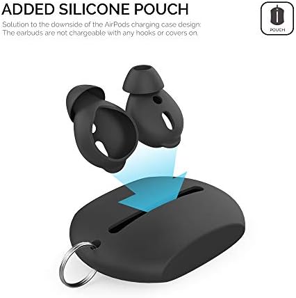 Upgrade Your Listening Game with Aha Style Silicone Ear Tips for Apple Air Pods – 4 Pairs (2 Large & 2 Small) – Exceptional Comfort, Noise Isolation & Customizable Fit for Enhanced Audio Experience