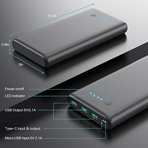 Ultra-High Capacity 40800 m Ah Portable Charger with Built-In Cables – 25 W PD USB C Fast Charging Power Bank – 5 Outputs & Dual Input for i Phone 16/15/14/13 & Samsung S23 – Stylish Pink Design for On-the-Go Charging Solutions