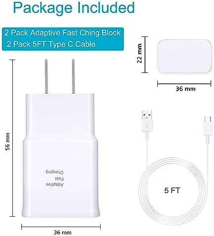 Premium 10 FT Type C Fast Charging Cable for Samsung Galaxy Devices – Versatile USB-C Charger for Rapid Power Delivery to S22, S21, S20, Note Series & More – Durable, Tangle-Free Design for Maximum Convenience and Extended Use