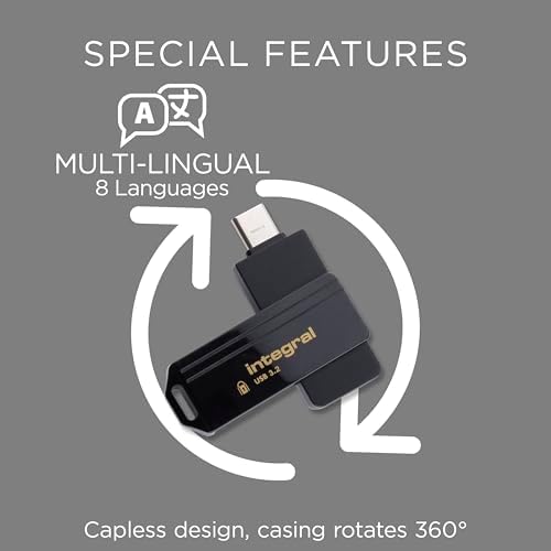 Secure Your Data with the 8 GB Crypto-140-2 USB Flash Drive – FIPS 140-2 Certified, 256-Bit Hardware Encryption, and Waterproof Design for Ultimate Protection – Fast USB 3.0 Transfers and Brute-Force Password Defense for Professionals on the Go