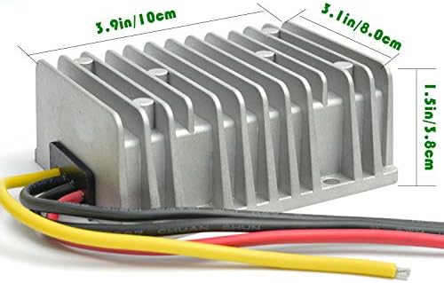 High-Efficiency Waterproof DC 24 V to 12 V Voltage Buck Converter – 20 A, 240 W Transformer for Automotive and Industrial Applications – Reliable Power Module with Enhanced Safety Features and Versatile Compatibility for Golf Carts and Forklifts