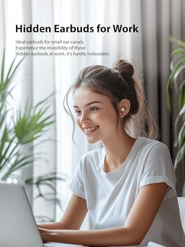 Ultimate Comfort Invisible Bluetooth Sleep Earbuds for Side Sleepers – Advanced Noise-Canceling Technology with Bluetooth 5.3 – Perfect for Meditation, Work, and Rest – Stylish Purple Design for Discreet Use and Enhanced Relaxation