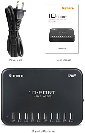 High-Power 10-Port USB Charging Hub, 120 W Multi-Device Power Station for Quick Charging – Ideal for i Phone, i Pad, Galaxy & More – Smart Technology for Enhanced Compatibility & Efficient Space-Saving Design