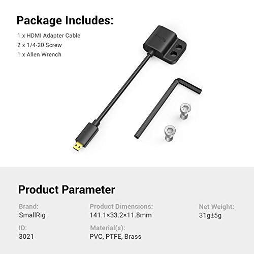 SMALLRIG 7.9-Inch USB-C Male to Female Data Cable – Experience 240 W Fast Charging & 20 Gbps Data Transfer Speeds for Camera Accessories, L-Shaped Plates & More – USB 3.2 Gen 2 x2 Compatible, Durable Design for Professionals & Enthusiasts