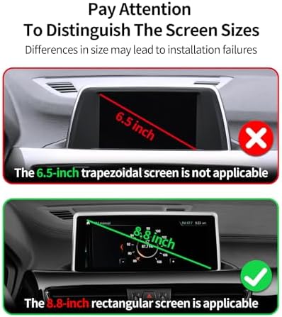 Wireless Charging car Phone Holder for BMW X1 2016-2022/BMW X2 2018-2023 Accessories 8.8-inch Screen Fixed Clip,360° Rotation car Phone Mount Compatible with MagSafe – Enhanced Compatibility and Speed