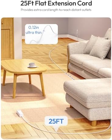 Stylish Pink Surge Protector Power Strip by NTONPOWER – 15 FT Flat Extension Cord with 9 AC Outlets & 3 USB Ports (1 USB-C), 1080 J Surge Protection for Home, Dorm, and Desk Use – Perfect for Women Seeking Efficiency and Aesthetic