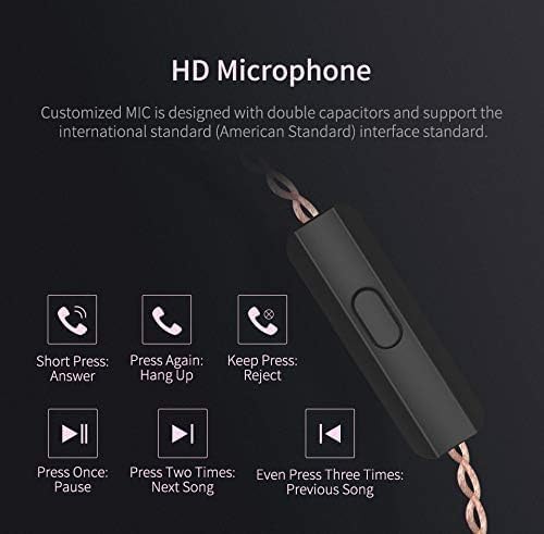 KZ ZSN PRO X Dual Driver Earbuds – Hi-Fi Stereo Headphones with Balanced Armature & Dynamic Driver, Ergonomic Comfort for Optimal Listening, Detachable Cable & Built-In Microphone, Perfect for Audiophiles & Everyday Use – Golden Finish
