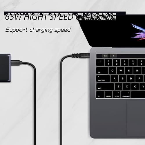Ultimate 65 W USB-C to DC Adapter Cable with 10 Interchangeable Connectors – Universal Power Charging Solution for Laptops and Gadgets – Compact and Portable Design for Travel – Fast, Safe, and Versatile Charging for Multiple Devices – Compatible with Major Brands Including Dell, HP, Lenovo, and More – Efficient Power Transfer with Built-in PD Trigger Chip and Robust Cable Construction – Ideal for Laptops, Bluetooth Speakers, Routers, and Small Electronics – Perfect for On-the-Go Professionals and Tech Enthusiasts – Simplify Your Charging Needs with One Cable Solution – Lightweight and Easy to Carry for All Your Power Requirements