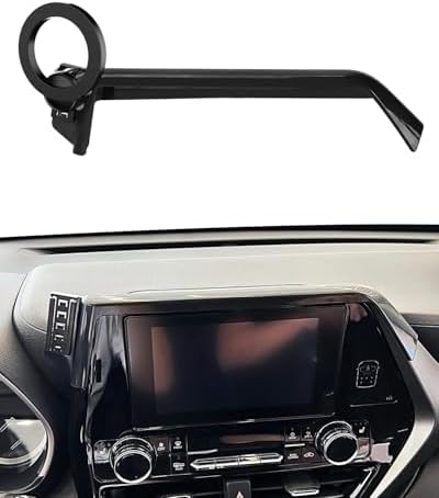 Upgrade Your Toyota Tundra or Sequoia Driving Experience with the 360° Rotating Mag Safe Phone Holder – Premium Dashboard Mount Designed for 2020-2025 Models, Ensures Safety, Accessibility, and Sleek Aesthetics Without Air Vent Obstruction