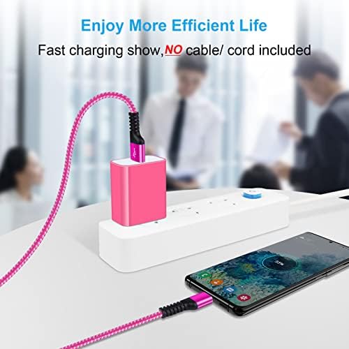 Rapid Charge USB Wall Charger – Quick Charge 3.0 Compact Power Block for i Phone & Samsung Galaxy – High-Speed Charging for Android Devices – Travel-Friendly Design with Safety Features – Universal Compatibility for LG, Moto & More