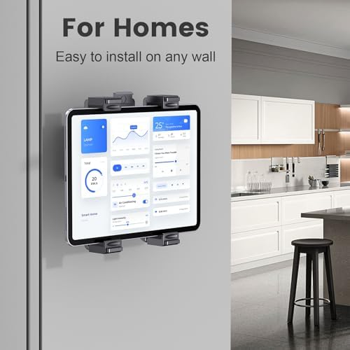 Heavy-Duty OHLPRO Tablet Holder for Trucks – Versatile Drill Base Mount for i Pad & Samsung Galaxy (7″ – 11″) – Perfect for Dashboards, Desks & Commercial Vehicles – Enhanced Stability, Adjustable Viewing Angles & Easy Installation for Ultimate Road Convenience