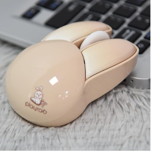 Adorable Pink Wireless Bunny Mouse – Lightweight, Silent Optical Mouse for PC, Laptop & Mac – Perfect Gift for Kids & Kawaii Lovers – Stylish & Portable USB Cordless Mice for Effortless Navigation