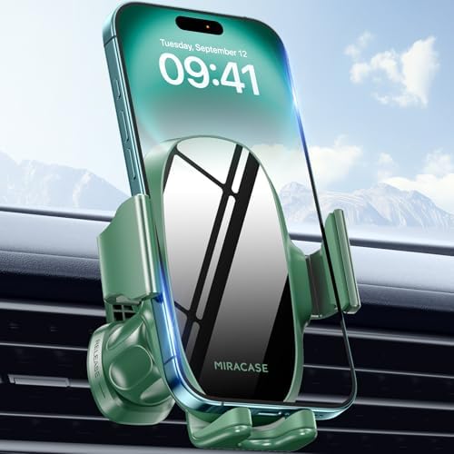 Revolutionize Your Driving Experience with the Miracase 2 nd Generation Universal Phone Holder – 3-in-1 Air Vent Mount for i Phone 16/15/14/13/12/11 and All Smartphones – Enhanced Stability, 360-Degree Rotation, and Hands-Free Convenience for Safer Navigation