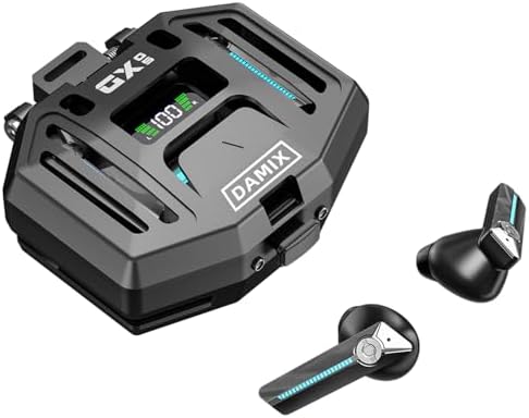 Premium 2024 Bluetooth 5.3 True Wireless Earbuds – IP7 Waterproof Sports Headphones with Touch Control, Built-in Mic, and Ergonomic Comfort for Active Lifestyles – LED Battery Indicator for Uninterrupted Audio Enjoyment
