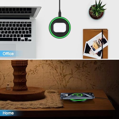 Revolutionary 15 W Fast Wireless Charger Pad for Motorola Edge, Razr 2025/2024, Moto G Stylus/Power 2024, and Galaxy S24/S23/S22 – Ultimate Convenience with QC Adapter for Rapid Charging Efficiency and Superior Device Compatibility