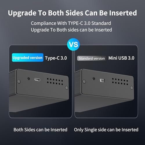 GODO 2.5-Inch Dual Bay USB 3.0 Hard Drive Enclosure – Versatile External RAID Housing for SATA I/II/III HDDs & SSDs, Supports 16 TB, Advanced UASP & TRIM Technology, Durable Aluminum Design in Sleek Black Finish for Enhanced Data Management and Speed Optimization