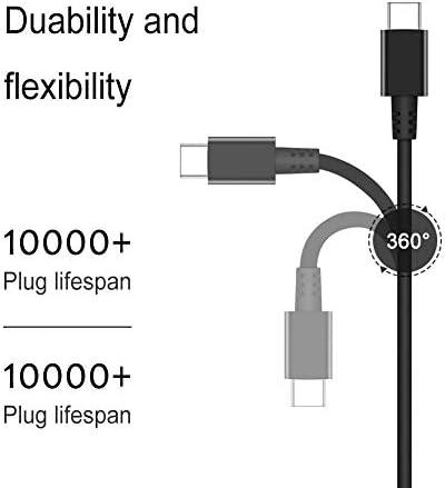 Universal Lenovo USB-C Laptop Charger – 65 W Fast Power Adapter for Enhanced Compatibility & Safety – Ideal for Yoga, Think Pad, and Chromebook Models – Lightweight & Portable Design for Travel – 30-Day Guarantee & Lifetime Exchange Policy