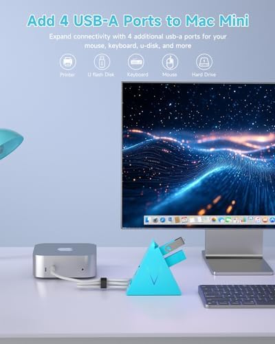 Maximize Your Device Connectivity with the Stylish Dark Purple USB C Hub Tower – 4-Port Splitter Adapter Featuring 2 FT Cable for Mac Book, i Mac, and Surface – High-Speed USB 3.0 Hub for Effortless Multi-Device Management and Enhanced Productivity