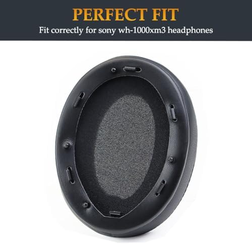 Transform Your Listening with Premium Cooling Gel Replacement Ear Pads for Sony WH-1000 XM3 – Elevate Comfort & Sound Quality Effortlessly! Expertly Designed for Seamless Installation, These Black Earpads Enhance Your Audio Experience, Reduce Ear Fatigue, and Keep Your Ears Cool During Extended Use. Ideal for Music Lovers and Professionals, Durable Construction Ensures Long-Lasting Performance. Upgrade Your Headphones Today for Unmatched Comfort and Performance!