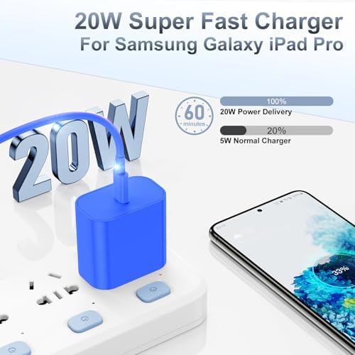 High-Efficiency 20 W USB-C Fast Charger for i Phone 16 & i Pad Pro – Versatile 6 ft & 10 ft Type C Charging Cables with Robust Wall Adapter for Quick Power Boosts – Perfect for i Phone 16 Pro Max, 15 Plus, and All i Pad Models – Maximize Your Charging Flexibility and Efficiency