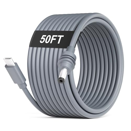 Starlink Mini USB C to DC Power Cable – 6.6 FT (2 M) 18 AWG Fast Charging Cord for Enhanced Outdoor Connectivity – Compatible with Anker 737 Power Bank – 20 V 5 A, 100 W+ PD Power Source – Streamlined Power Solution for Laptops, Tablets, and More
