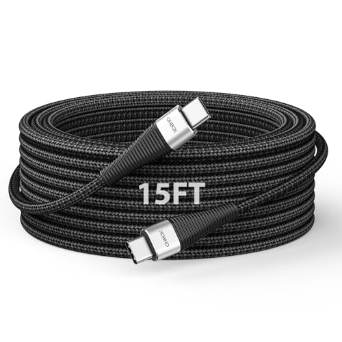 High-Speed 100 W USB C to USB C Cable 6 FT – 2 Pack Braided Fast Charging Cord for i Phone 16/15, i Pad, Samsung Galaxy, Google Pixel, and More – Durable, Tangle-Free Design with 10 Gbps Data Transfer for Ultimate Connectivity and Versatility