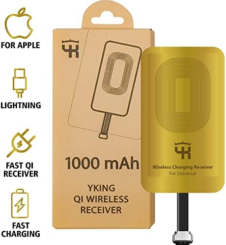 Transform Your i Phone Charging Routine with the 2000 m Ah Qi Wireless Receiver – Fast, Efficient, and Tangle-Free Charging Solution for i Phone 6, 7 & 7 Plus, Unleash Seamless Power with Enhanced Compatibility and Sleek Design for Modern Convenience