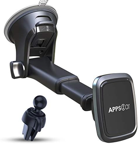 Transform Your Drive with the APPS2 3-in-1 Magnetic Car Phone Mount: Versatile Dashboard, Windshield, and Air Vent Holder for All Smartphones – Unmatched Stability with 6 Powerful Magnets and Easy Installation for Enhanced Safety and Convenience on the Road
