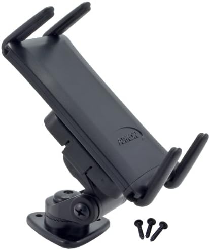 Universal ARKON Adhesive Phone and Tablet Mount for Cars and Trucks | Versatile Hands-Free Dashboard Holder | Compatible with i Phone, Galaxy, Note, and Pixel | Secure Adhesive or Drill Installation for Safe Navigation and Connectivity | 360-Degree Rotation for Optimal Viewing Angles | Durable and Easy to Install, Perfect for Everyday Use