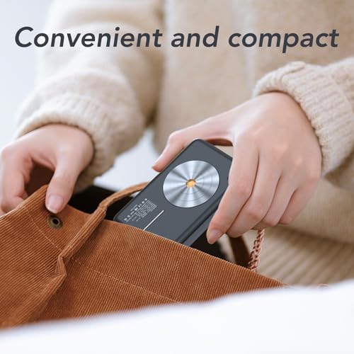 HUOTO 10,000 m Ah Magnetic Power Bank – Ultra-Fast Wireless Charger with 22.5 W PD for i Phone 15/14/13/12 Series – Portable Battery Pack with USB-C Compatibility for On-the-Go Power Solutions – Ideal for Travel and Daily Use