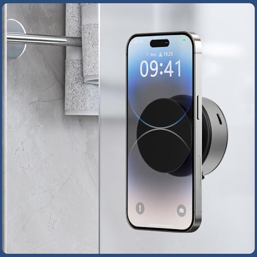 Revolutionize Your Driving Experience with the Electric Vacuum Magnetic Car Phone Mount – 360° Rotating Holder for Optimal Viewing, Universally Compatible with All Phones, Strong Suction for Smooth Surfaces, Effortless Installation & Enhanced Safety in Every Journey – Sleek Black Design for Any Car Interior