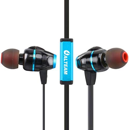 High-Resolution Dual Driver Hybrid Earphones with Mic – Superior In-Ear Sound Experience for Smartphones, PCs & Tablets – Tangle-Free Flat Noodle Cable – Lightweight Comfort & Dynamic Bass – Premium Audio Quality in Vibrant Yellow