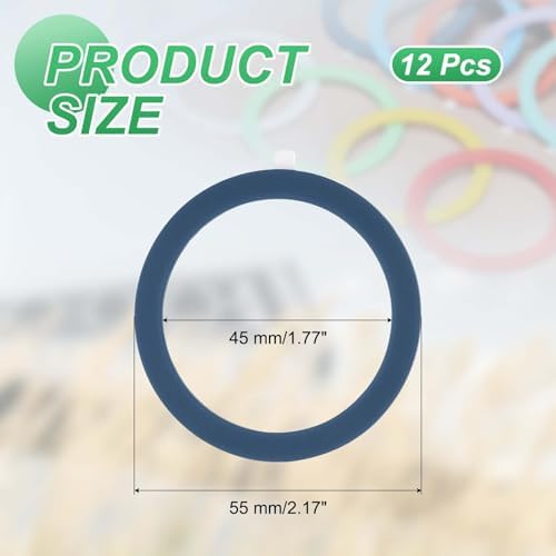 Universal Magnetic Adapter Ring Kit – 12 Ultra-Thin Yellow Metal Stickers for Enhanced Phone Case Compatibility and Wireless Charging Efficiency – Secure Adhesive Solution for Magnetic Mounts and Accessories – Easy Installation for Maximum Grip and Stability