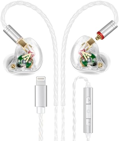 Unleash Exceptional Sound Quality with Vibes 202 MC USB-C Wired Earbuds: Premium Hi-Fi Audio, Advanced Noise Isolation, Ergonomic Comfort for i Phone 15/16 – Built-In Microphone for Effortless Communication & Durable Silver-Plated Cable – Includes Portable Case for On-the-Go Convenience