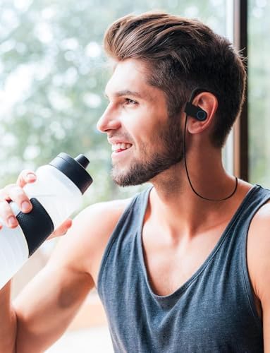 Otium Wireless Bluetooth Earbuds – IPX7 Waterproof Sports Headphones for Gym and Running, HD Stereo Sound with 15-Hour Battery Life, Sweatproof In-Ear Design, Enhanced Compatibility for Active Lifestyles