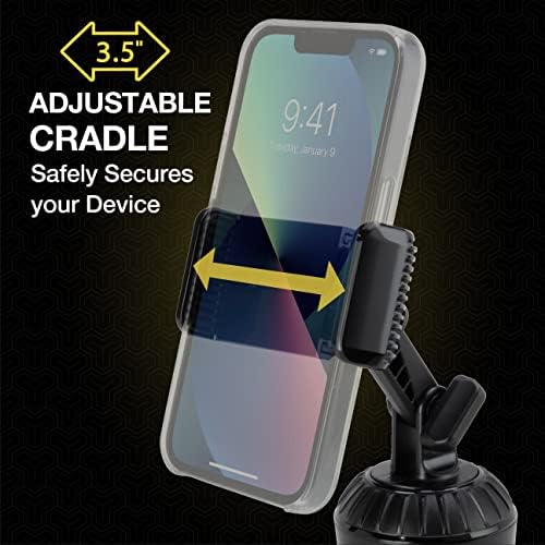 Scosche SUFMPS-SP Universal Cell Phone Stand and Holder with Non-Slip Cradle, Foldable, Adjustable Non-Magnetic Mount for Home Office Desk or Travel Compatible with iPhone, Tablet and All Devices – Enhanced Compatibility and Speed