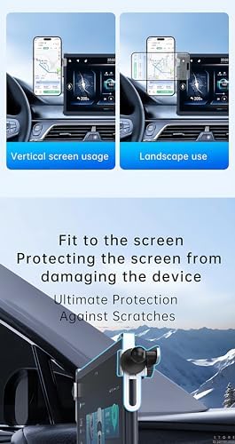 Tesla Car Mount (Single Magnetic Head) for Tesla Phone Holder Model Y & 3 Adjustable Aluminum Dashboard Stand, Tesla Phone Holder Compatible with iPhone 12-16 Series – Enhanced Compatibility and Speed