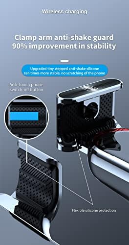 Experience Seamless Power on the Road with the SUPERLIT 15 W Qi Fast Wireless Car Charger – Auto-Clamping Air Vent Phone Mount for i Phone, Samsung, and More – Universal Compatibility and Enhanced Charging Efficiency for Ultimate Convenience