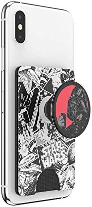 Revolutionary Pop Socket Phone Wallet with Expanding Grip – Sleek Card Holder for Effortless Access, Compatible with Wireless Charging for Enhanced Convenience and Speed