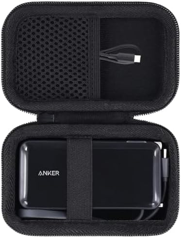 Khanka Durable Hard Case for Anker 3-in-1 USB C Power Bank, 10,000 m Ah Charger Block – Stylish Purple Protection for Portable Charging On-the-Go, Lightweight and Shockproof Accessory for Maximum Durability and Enhanced Safety