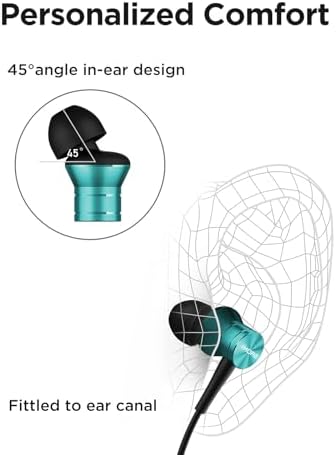 Dual Pack 1 MORE USB-C Earbuds – Premium Noise-Isolating In-Ear Headphones for i Phone 15 & Pixel 10 – High-Fidelity Sound with Built-In Mic, Lightweight Aluminum Design, and Tangle-Free Kevlar Cable – Perfect for Sports, Commuting, and Everyday Use with Extra Comfort Tips for a Custom Fit