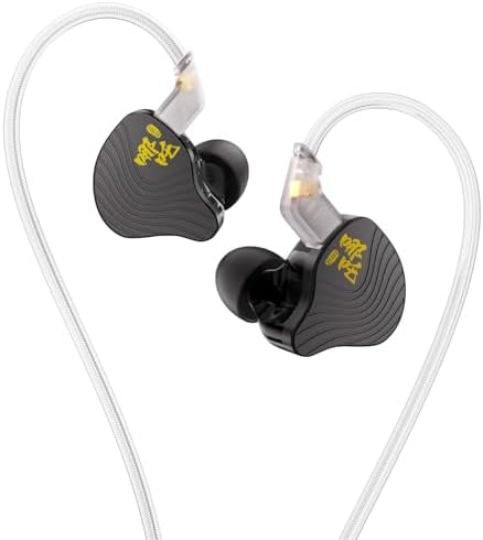 KBEAR NZ02 Professional Wired Gaming Earbuds – Cutting-Edge In-Ear Monitors with Dual Magnetic Circuit for Superior Bass and Crystal-Clear Audio – Ergonomically Designed for Gamers, Musicians, and Professionals – TYPE-C Connectivity for Effortless Device Compatibility – Durable Build for Long-lasting Performance and Immersive 3 D Sound Experience