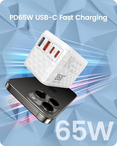 85 W Universal Travel Power Adapter with Retractable USB-C Cable – Optimal Fast Charging Hub for Global Use, Featuring 4 Ports for Seamless Connectivity in US, EU, UK & Beyond, Engineered for On-the-Go Professionals Seeking Efficiency and Versatility